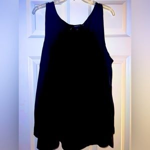 Torrid black chiffon tank